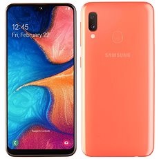 Smartphone Samsung Galaxy A20e Dual SIM oranžová